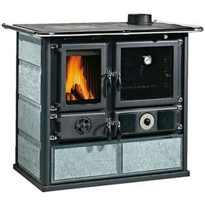 Termocucina Legna 11 KW Rosa Dsa 4.0 Pietra Natur V4-5