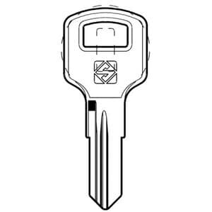 Silca ZD26R Chiave Auto Ottone