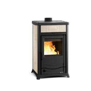 Termostufa Legna 11.1 KW Rossella Plus Evo Dsa 4.0 Panna V4