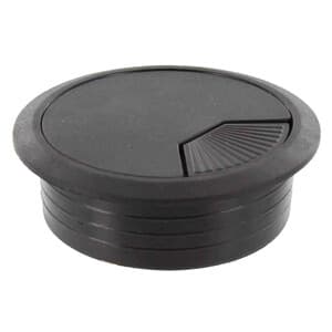 Bocchetta Passacavi D 60 mm Plastica Nero