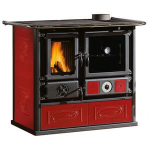 Termocucina Legna 11 KW Rosa Dsa 4.0 Bordeaux