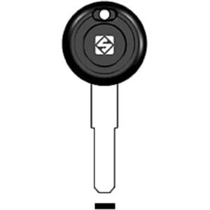 Silca ZD30TE Chiave Transponder Vuota Ottone
