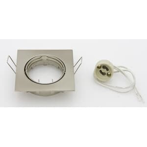 Faretto Quadrato Incas Orientab Led GU10 Nik Sat