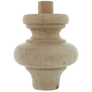 Piede in Legno Ontano 53014 95X118 mm