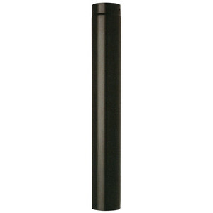Tubo Plus Porcellanato H 100 cm D 13 cm Nero Opaco