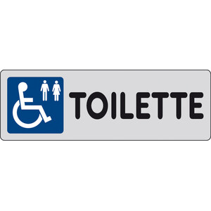 Etichetta Adesiva 150X50 Toilette (DISABILI)