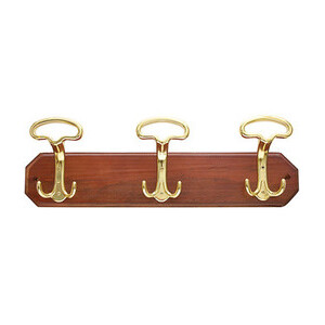 Appendiabiti Lady 3 Posti 500X160 mm Noce Oro