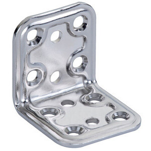 Piastra 746/IN Angolare Inox 40X40X40 mm