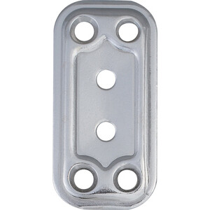 Piastra 748/IN Lastrina Diritta Inox 30X60 mm