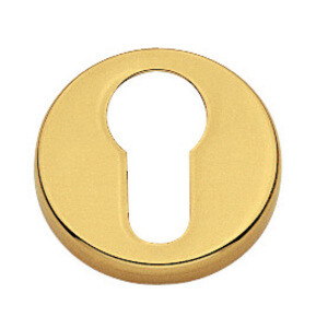 Bocchetta Tonda Ottone Foro Yale Oro