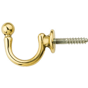 Fermatenda Gancio Sfera Oro Lucido 38X33 mm