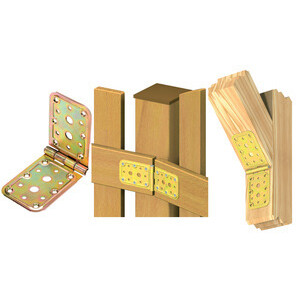 Piastra 741 a Cerniera Acciaio Tropic 65X148X148 mm
