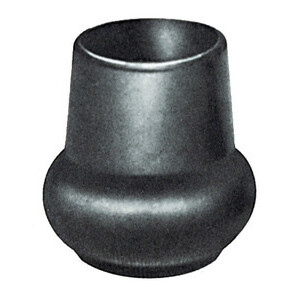 Sottopiede P/Tubo a Pera Nero 40 mm