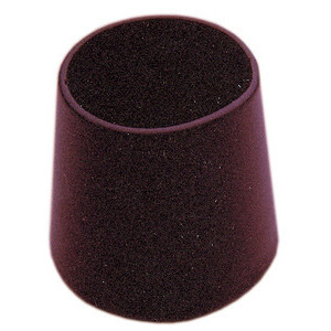 Sottosedia a Goccia Nero P/Tubo 18 mm