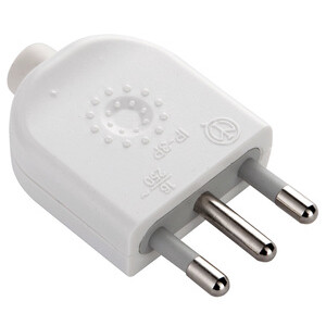 Spina 16A 2P+T Bianco FIG.3