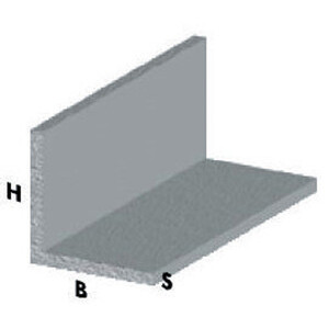 Profilo Argento H.100 cm Angolare 25X25X1 mm