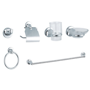 Serie Bagno Tondo Cromo 6 PZ