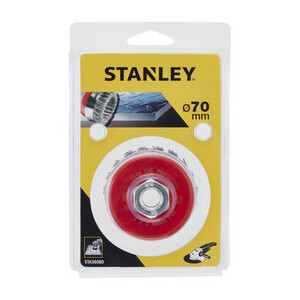 Stanley STA36080 Spazzola Acciaio a Tazza D 75