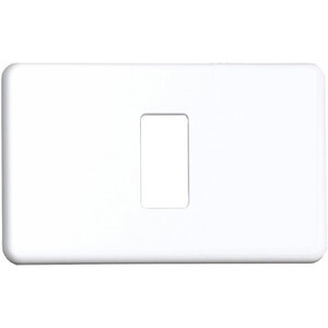 Coprinterruttore Plastica 1P Bianco