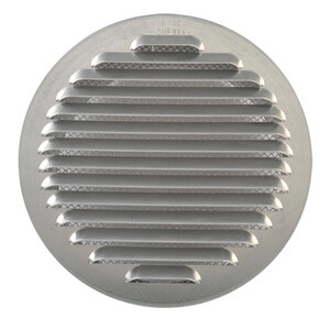 Griglia Aerazione Allum C/Rete Antins D 100 mm