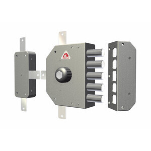 CR 3300 Serratura Appl P/Legno Pompa Quint DX C/Pomolo