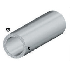 Profilo Argento H.200 cm Tubo Tondo 12X1 mm