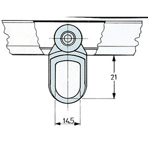 Omge 903 Carrello Nylon a 2 Ruote D 15 NYL P 8 kg