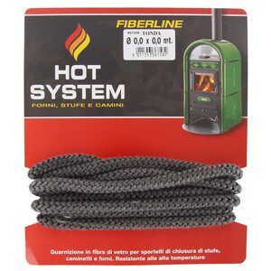 Guarnizione Fibra Vetro 8MMX2,5M Stufa