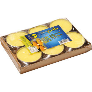 Citronella Tea Light Made in Italy D 60X25 Maxi 6 PZ
