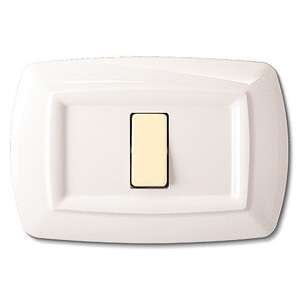 Tondo' Placca Magic Plast 1P Bianco