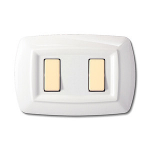 Tondo' Placca Magic Plast 2P Bianco