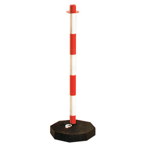 Colonna Segnaletica Bianco Rossa H 90 cm