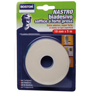 Boston Nastro Biadesivo Forte 19MMX5M