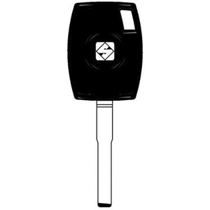 Silca HU101TE Chiave Transponder Vuota Ottone