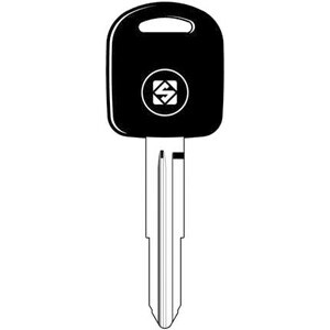 Silca SZ12TE Chiave Transponder Vuota Ottone