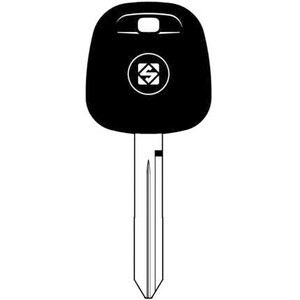 Silca TOY47TE Chiave Transponder Vuota Ottone