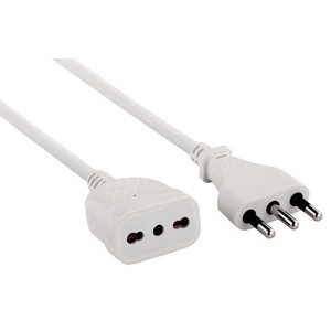 Prolunga Lineare 5 M Sez 3X1 16A Bipasso Bianco