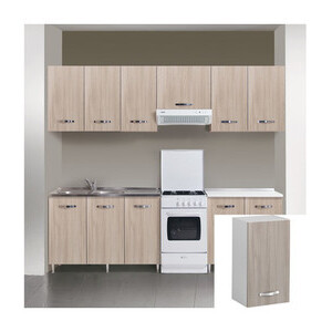 Kit Cucina Pensile 1 Anta 40X30XH72 cm Olmo