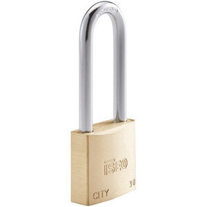 Iseo P700 Lucchetto City Arco Lungo 30MM Ottone