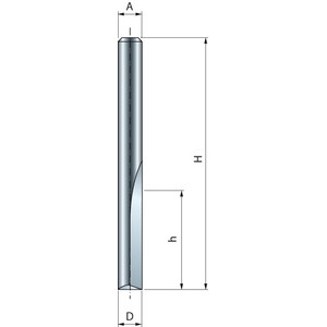Fresa Widia Taglienti Diritti 04-11306 D 5X12,7X50,8 mm