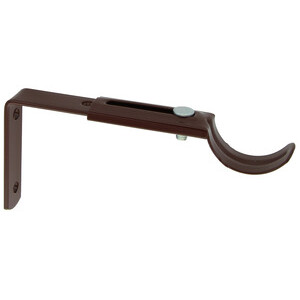 Supporto Metallo Bastone Centrale Noce 17/21 cm