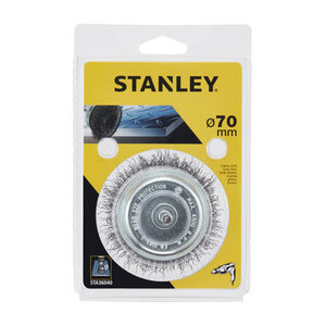 Stanley STA36040 Spazzola Acciaio a Tazza D 75