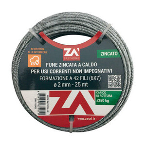 Cavetto Arganello 49F C/Anima Acc D 1,8 mm 9 M