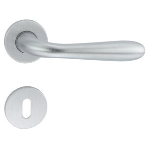 Maniglia Goccia M82 C/Bocchetta Cromo Satinato