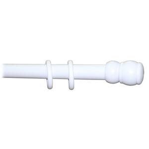 Bastone Legno a Strappo D 35 Bianco 210CM S/Supp.