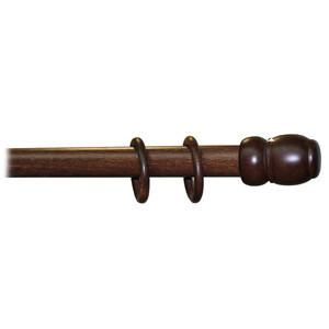 Bastone Legno a Strappo D 35 Noce SC 210CM S/Supp.