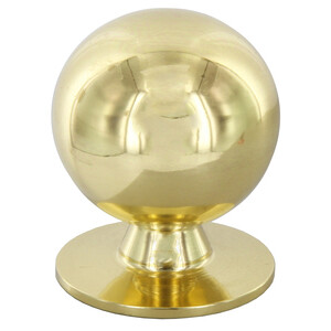 Pomolo Ottone 2172 2001 D 20 mm Tornito Lucido