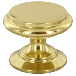 Pomolo Ottone 2174/B D 25 mm Oro Lucido