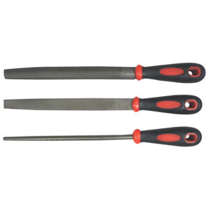 Conf 3 Lime per Metallo 20 cm Manico Grip 32033