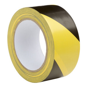 Nastro Segnaletico 50MMX33M Adesivo Giallo Nero